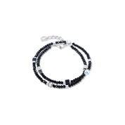 Joyful Colours Flex bracciale argento-nero