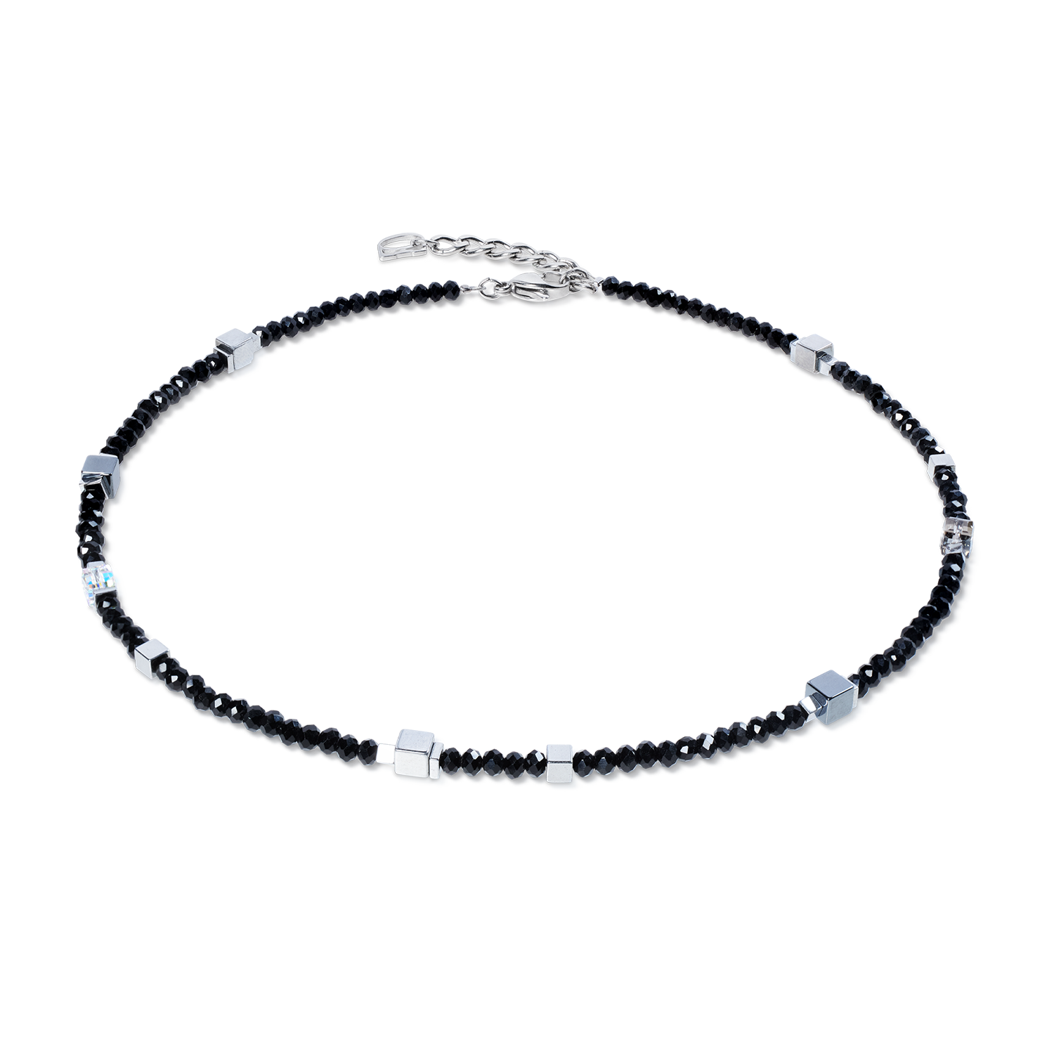 Joyful Colours Flex bracciale argento-nero