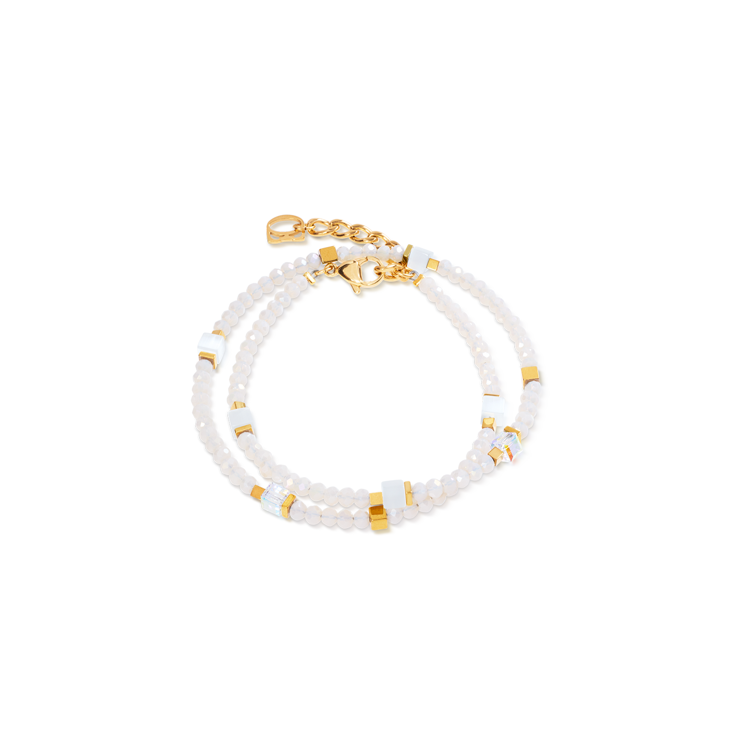 Joyful Colours Flex bracciale oro-bianco