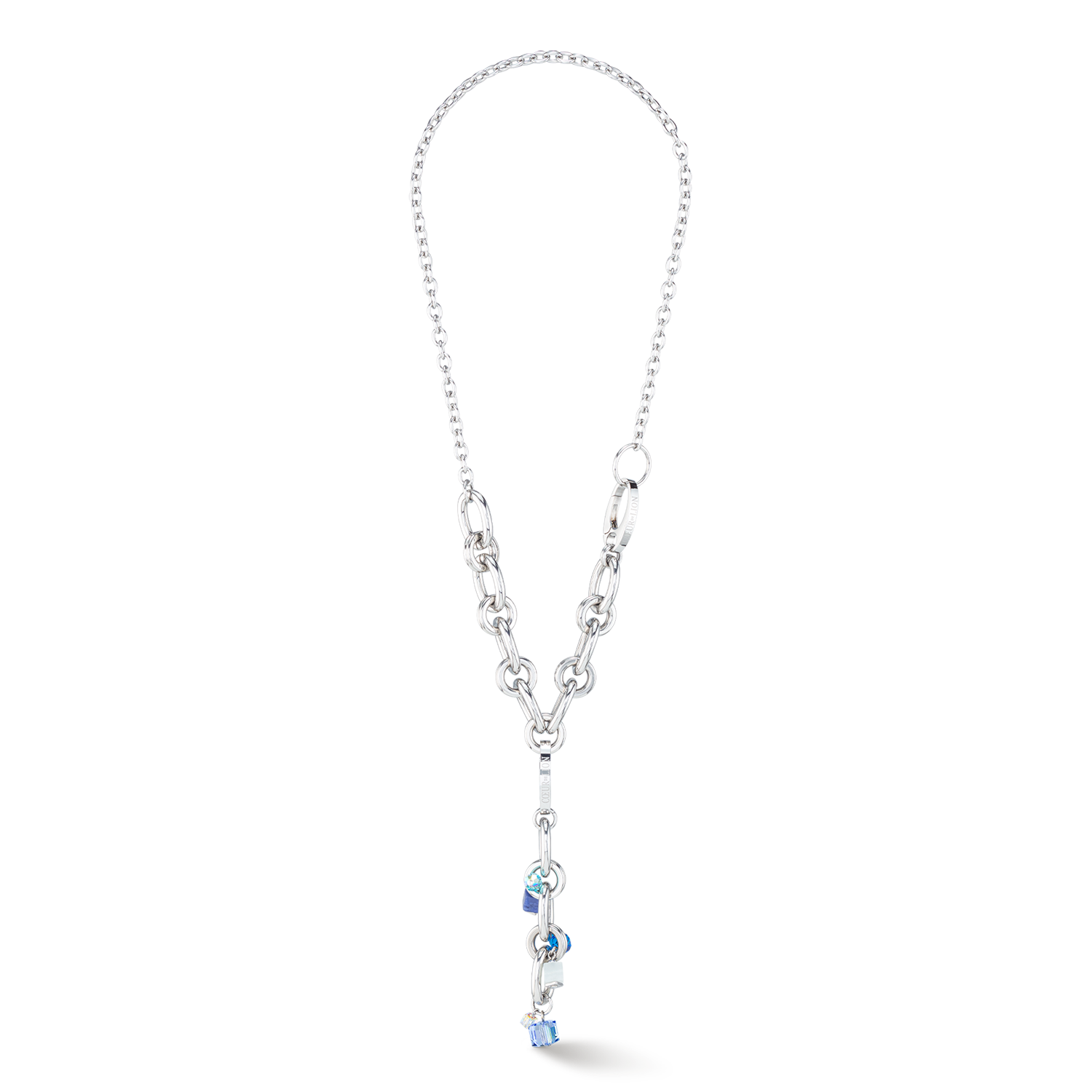 Collana Neptune's Treasure argento-blu