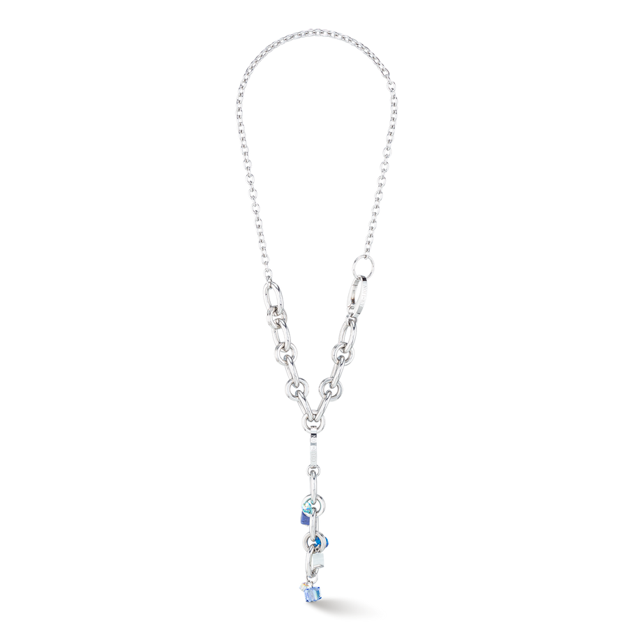 Collana Neptune's Treasure argento-blu