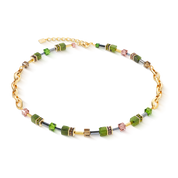 Collana GeoCUBE® Chunky Chain oro-verde