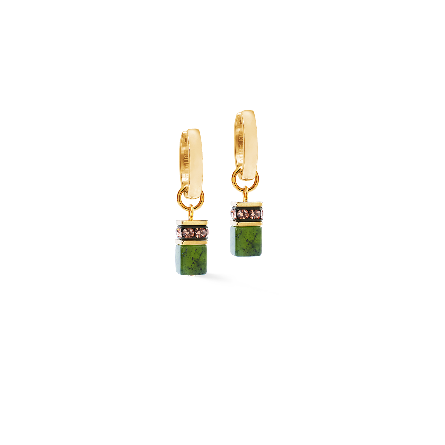 Creole GeoCUBE® Chunky Chain verde-oro
