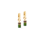 Creole GeoCUBE® Chunky Chain verde-oro