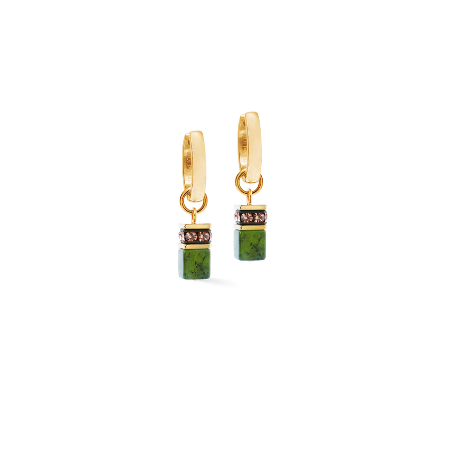Creole GeoCUBE® Chunky Chain verde-oro