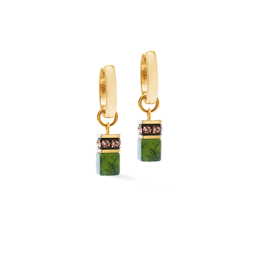 Creole GeoCUBE® Chunky Chain verde-oro