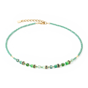 Collana Mini Cubes verde