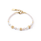 Bracciale Mini Cubes oro-bianco