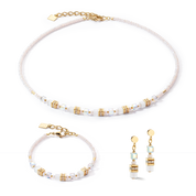 Bracciale Mini Cubes oro-bianco