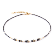 Collana Sparkling Princess oro-nero