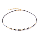 Collana Sparkling Princess oro-nero