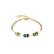 Bracciale Sparkling Princess oro-smeraldo