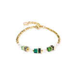 Bracciale Sparkling Princess oro-smeraldo