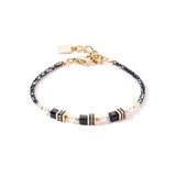 Bracciale Sparkling Princess oro-nero