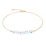Collana Dancing Crystals Pure oro-cristallo