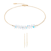 Collana Dancing Crystals Pure oro-cristallo