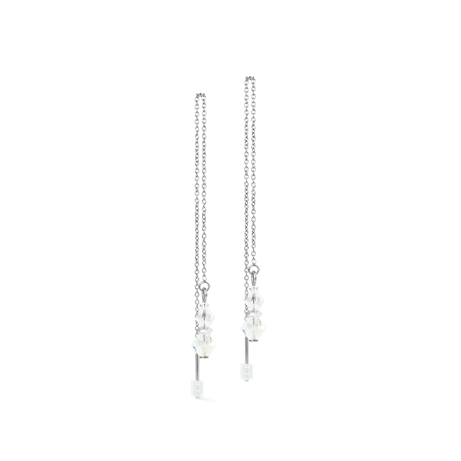 Orecchini Dancing Crystals Pure argento-cristallo