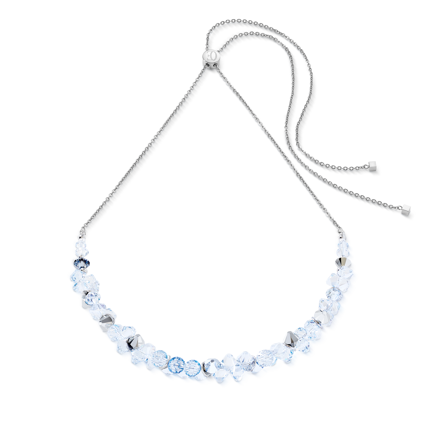 Collana Dancing Crystals argento-cristallo