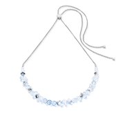 Collana Dancing Crystals argento-cristallo