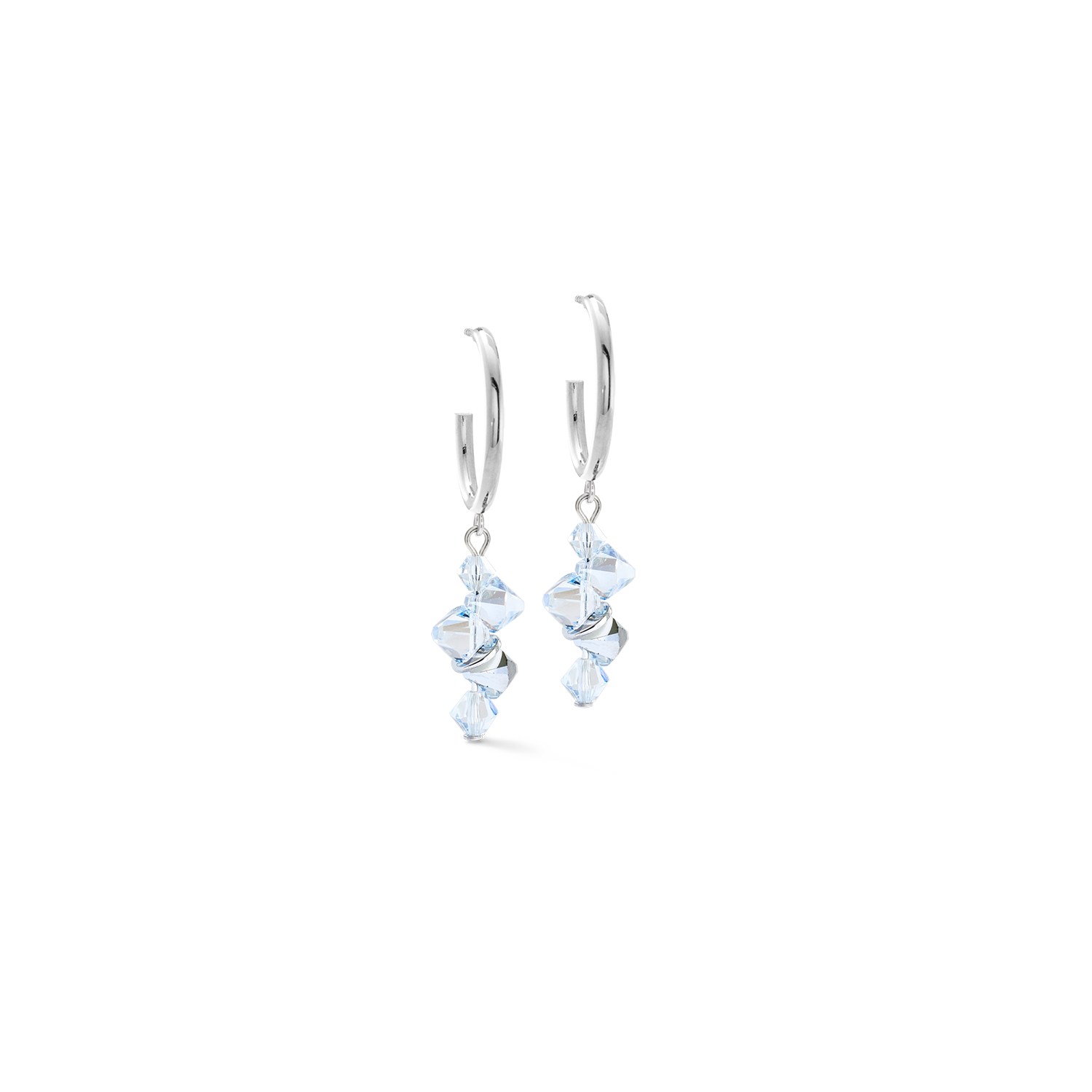 Orecchini Dancing Crystals argento-cristallo