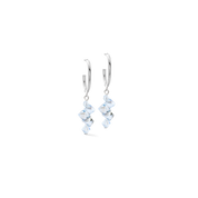 Orecchini Dancing Crystals argento-cristallo