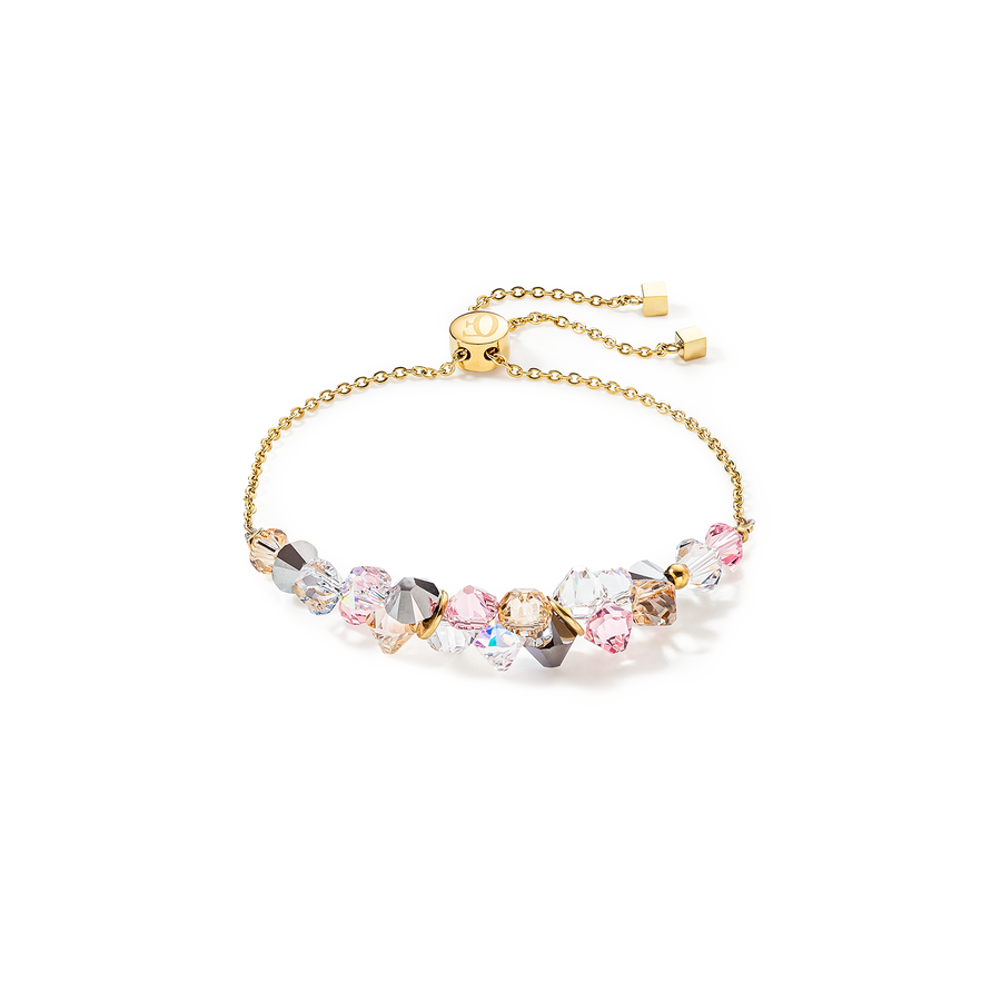 Bracciale Dancing Crystals oro rosa chiaro