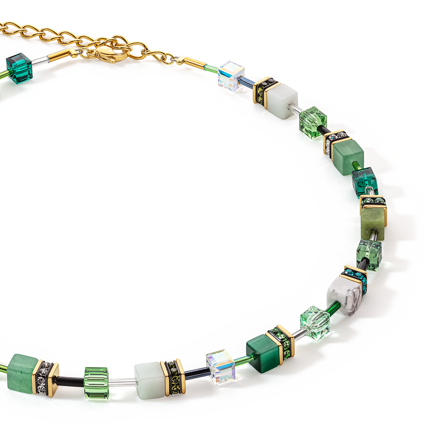 Collana GeoCUBE® Iconic Precious verde