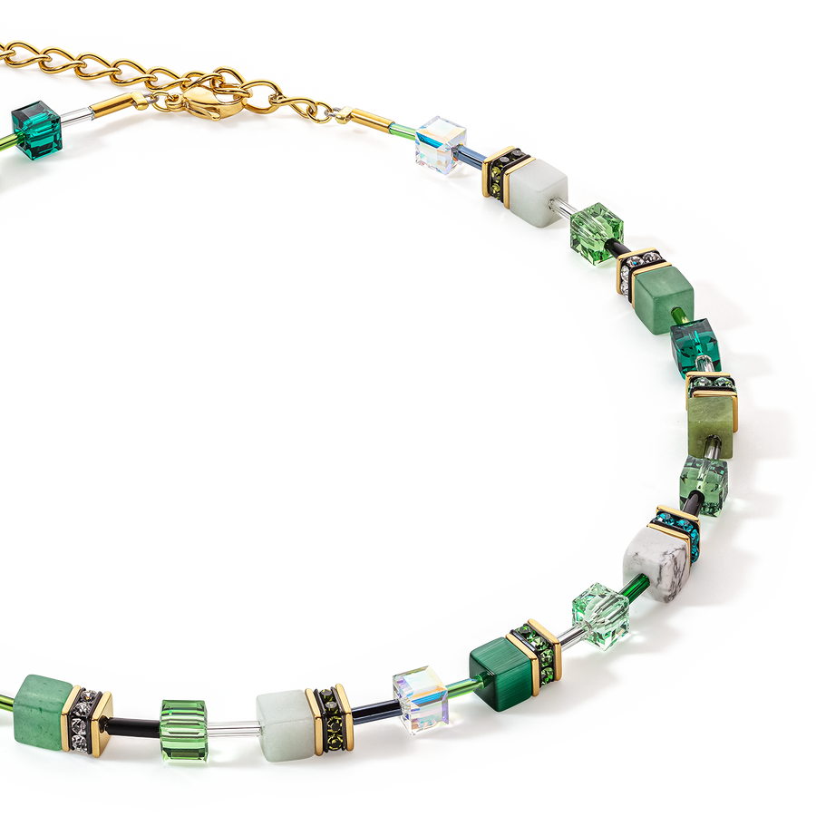 Collana GeoCUBE® Iconic Precious verde