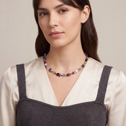 COEUR DE LION Collana GeoCUBE® Iconic Precious Twilight – indossato