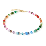 Collana GeoCUBE® Iconic Precious Rainbow