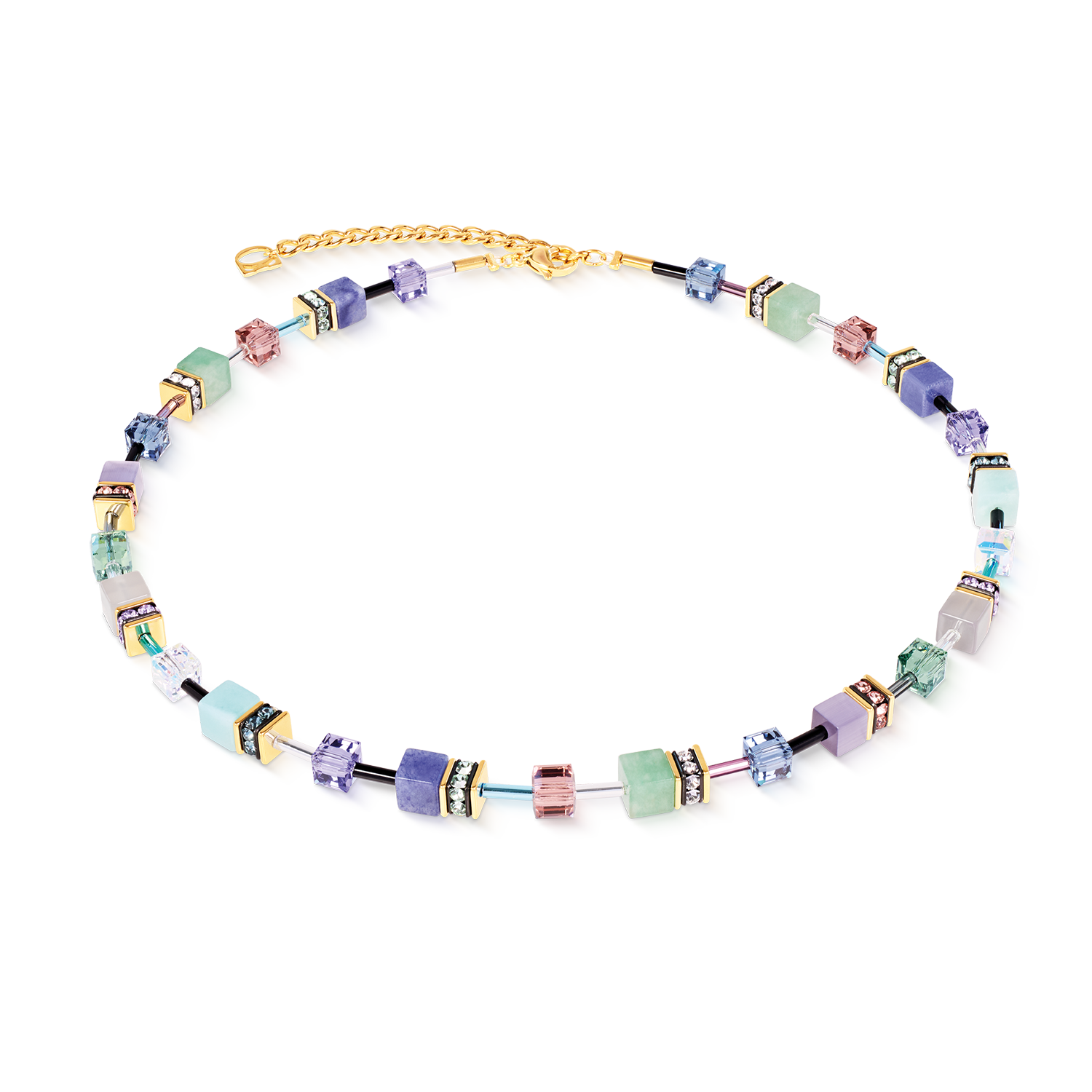 Collana GeoCUBE® Iconic Precious Pastel Garden