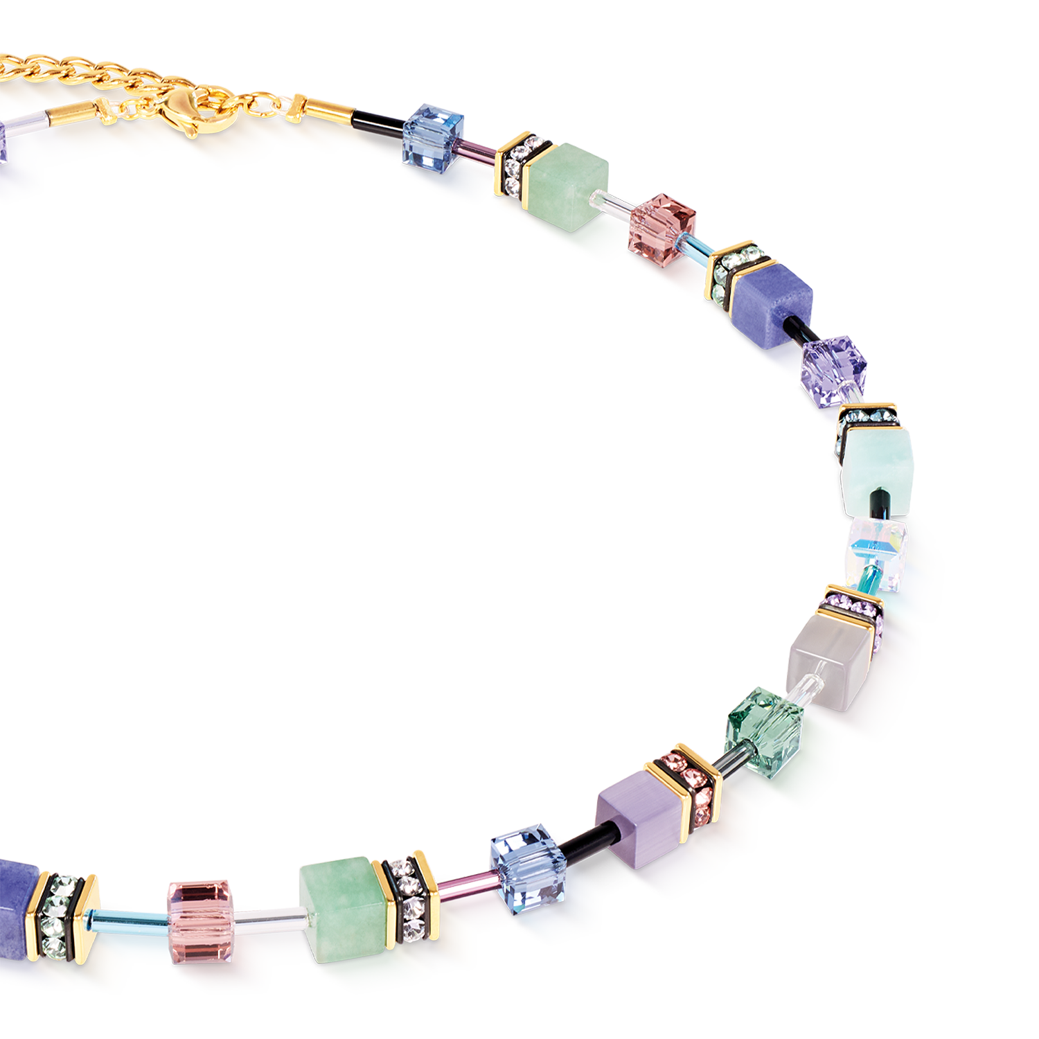 Collana GeoCUBE® Iconic Precious Pastel Garden