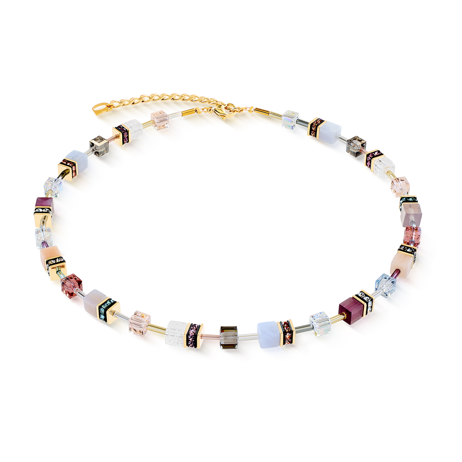 Collana GeoCUBE® Iconic Precious Golden Blush