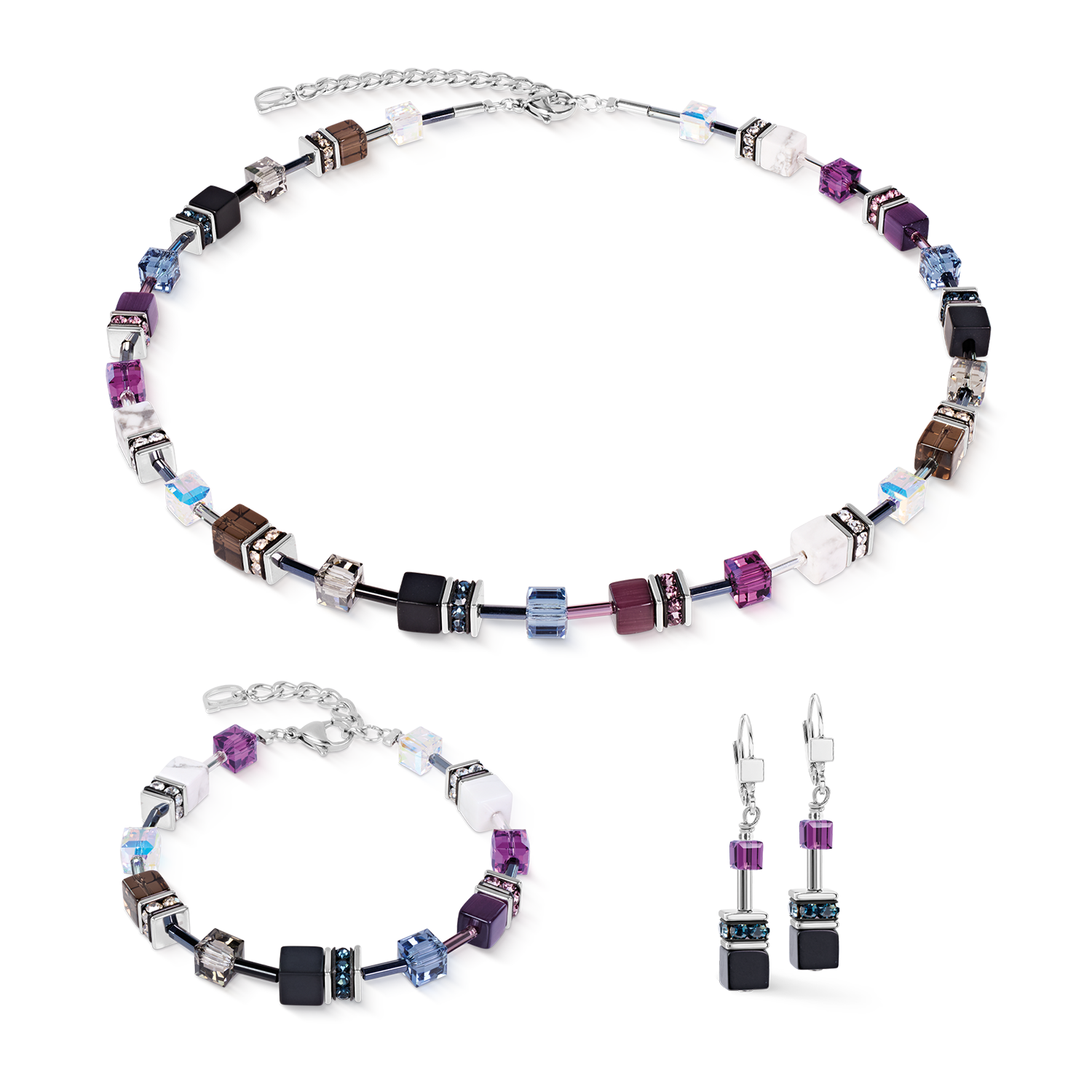 Orecchini GeoCUBE® Iconic Precious Twilight