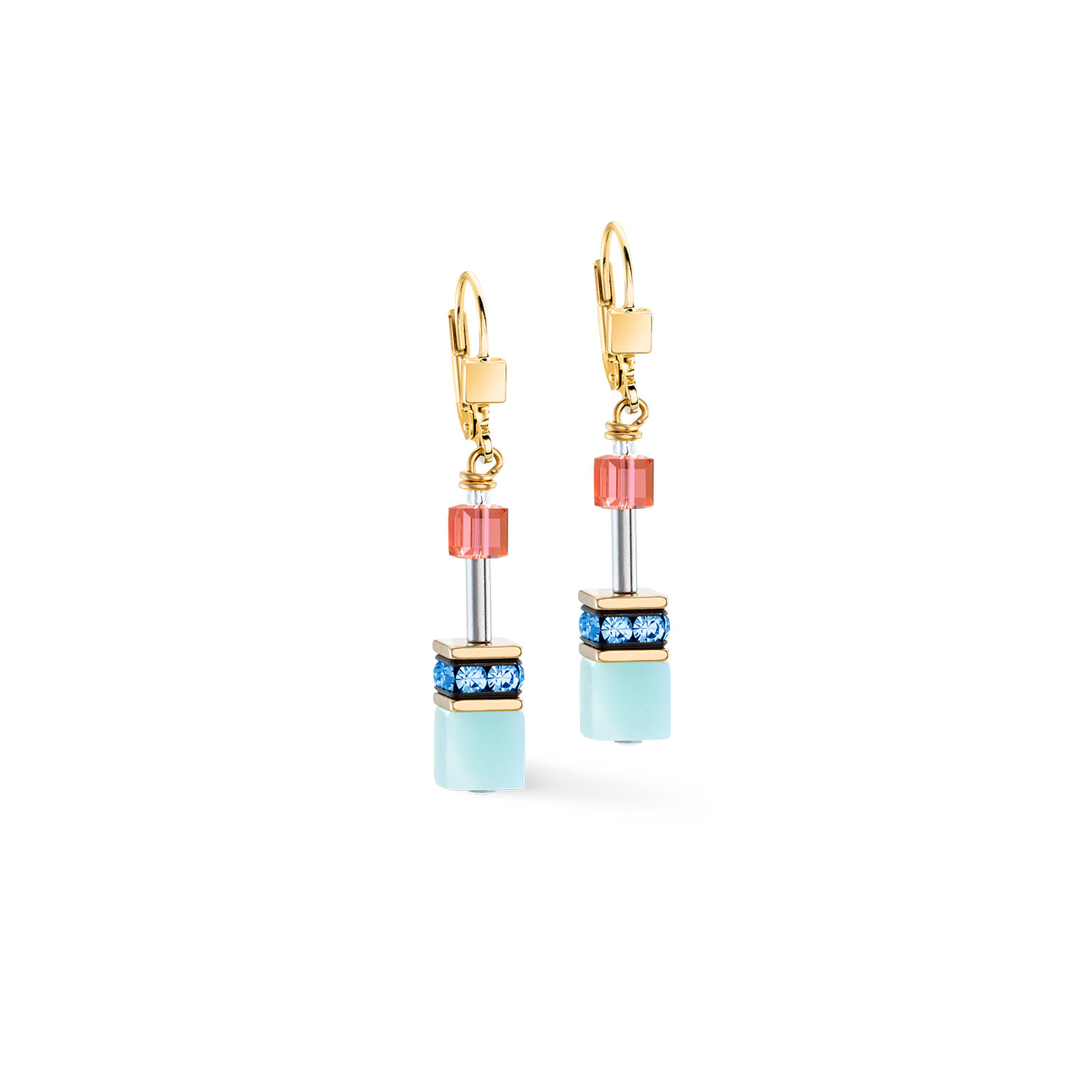 Orecchini GeoCUBE® Iconic Precious Rainbow