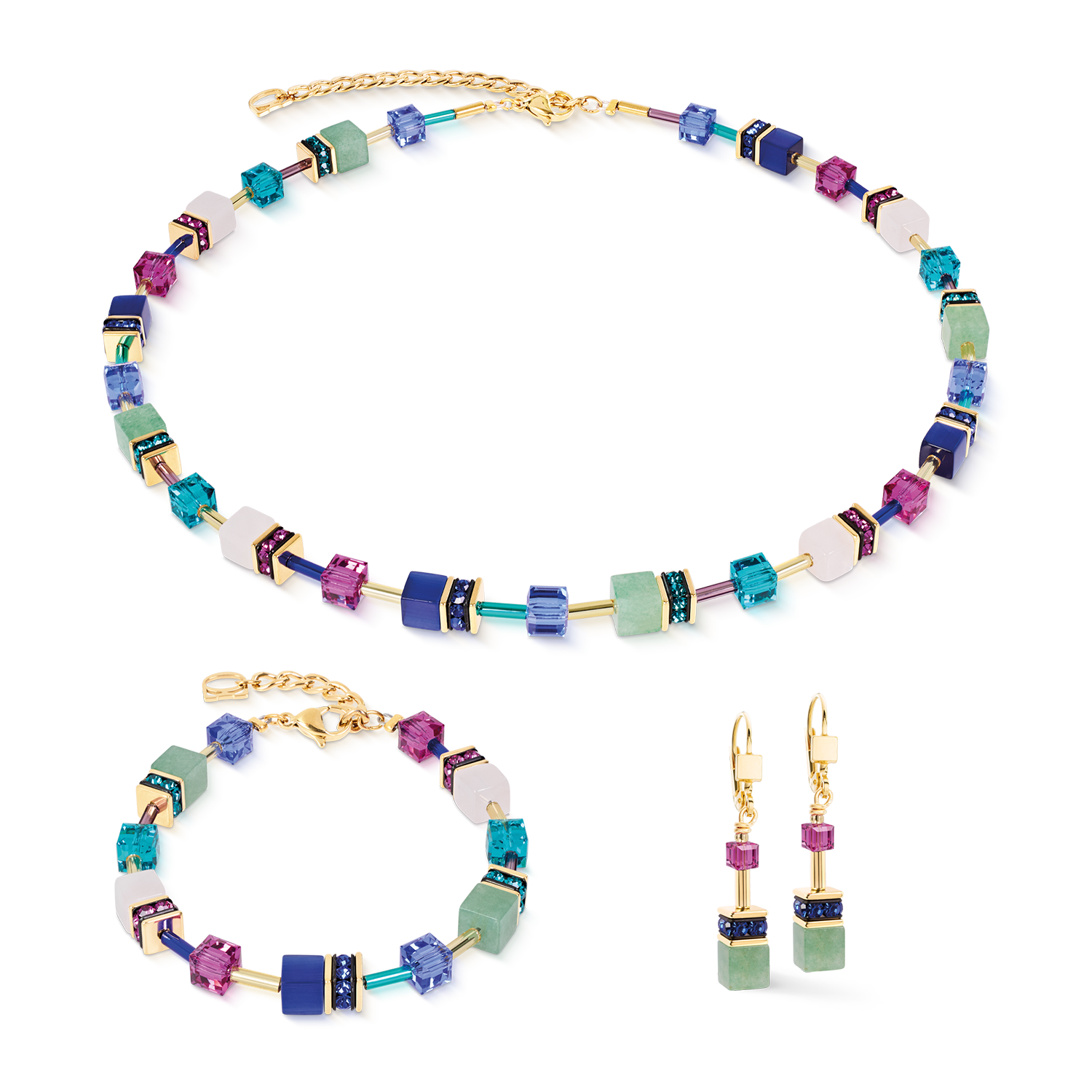 Orecchini GeoCUBE® Iconic Precious Gem Harmony