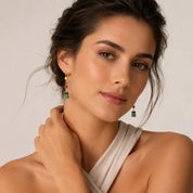 COEUR DE LION Orecchini GeoCUBE® Iconic Precious Gem Harmony – indossato