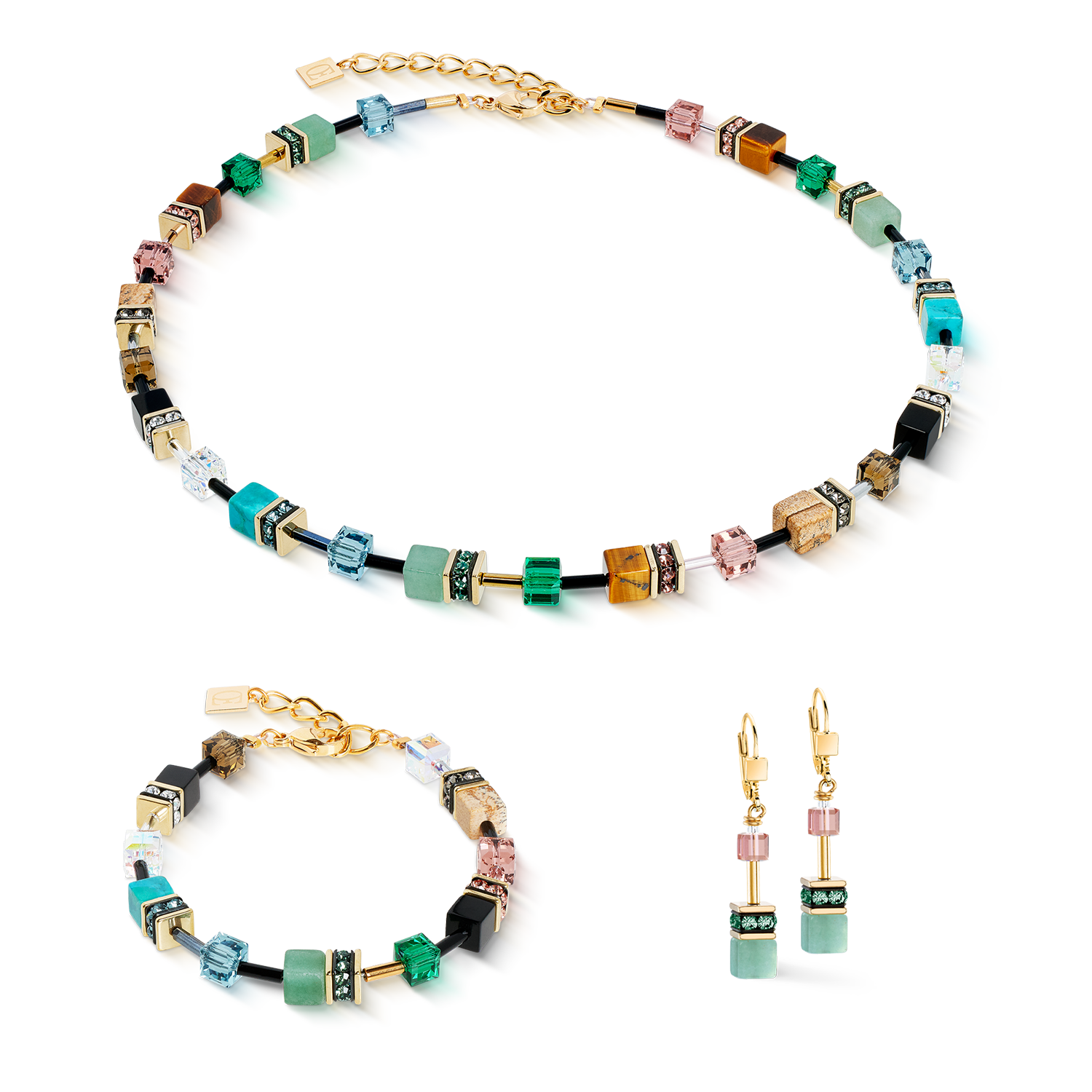 Orecchini GeoCUBE® Iconic Precious Art Nouveau
