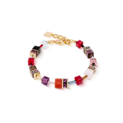 Bracciale GeoCUBE® Iconic Precious Festive rosso