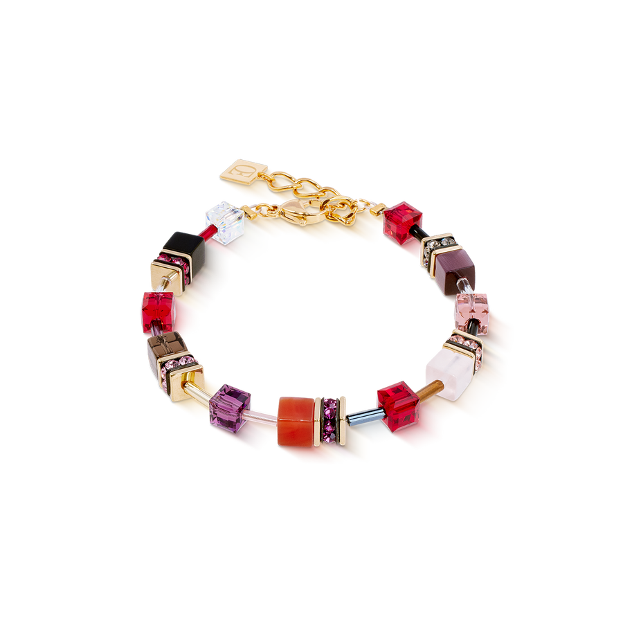 Bracciale GeoCUBE® Iconic Precious Festive rosso