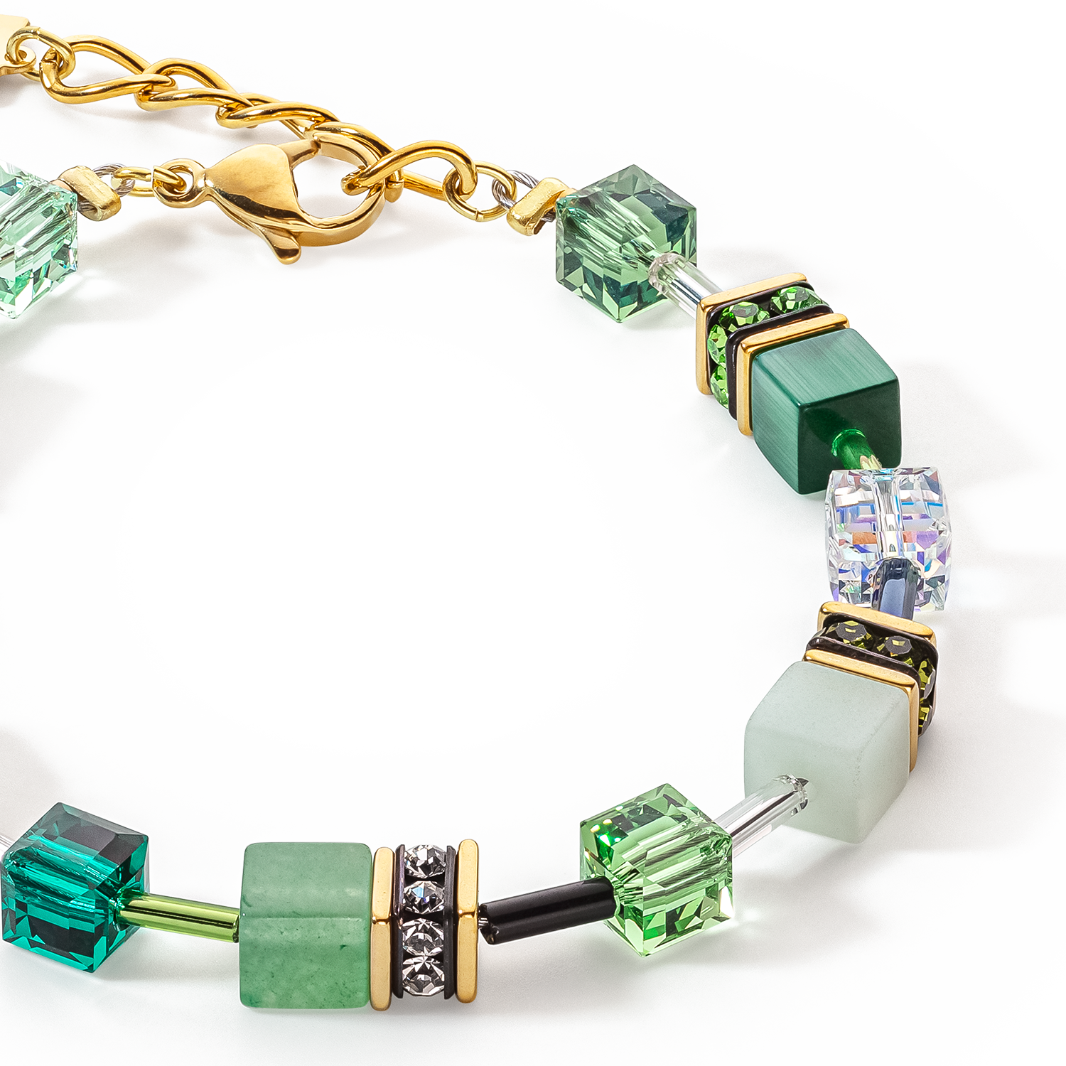 Bracciale GeoCUBE® Iconic Precious verde