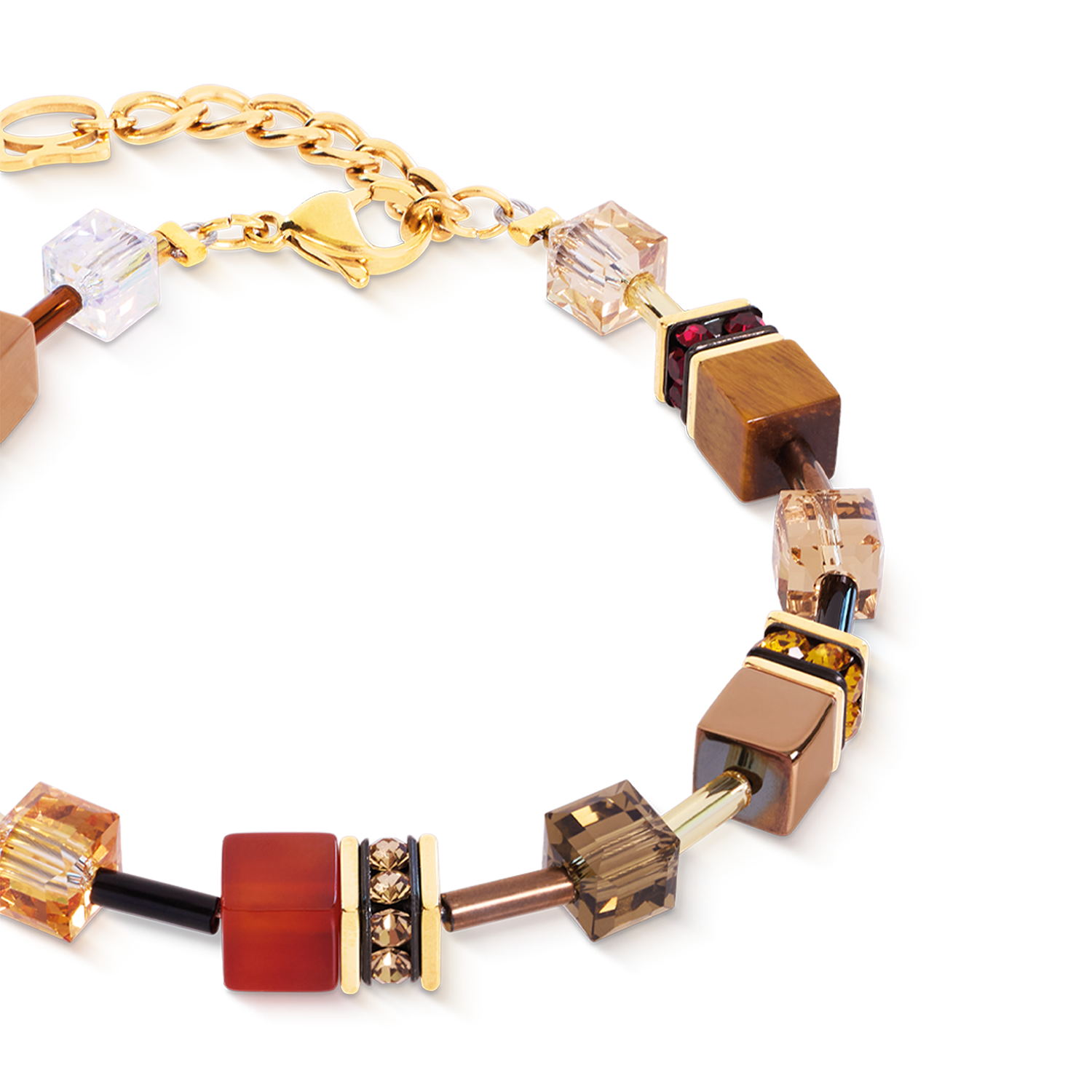 Bracciale GeoCUBE® Iconic Precious Amber Glow