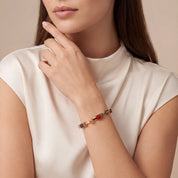 COEUR DE LION Bracciale GeoCUBE® Iconic Precious Amber Glow – indossato