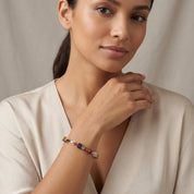 COEUR DE LION Bracciale GeoCUBE® Iconic Precious Rustic Luxe – indossato