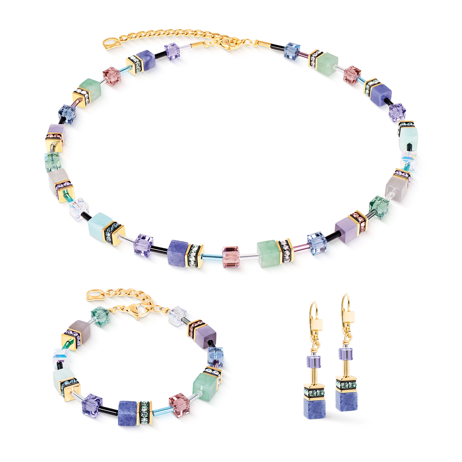 Bracciale GeoCUBE® Iconic Precious Pastel Garden