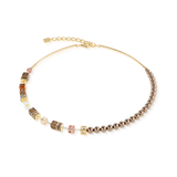 Collana GeoCUBE® Precious Fusion Pearls Mocha Mousse