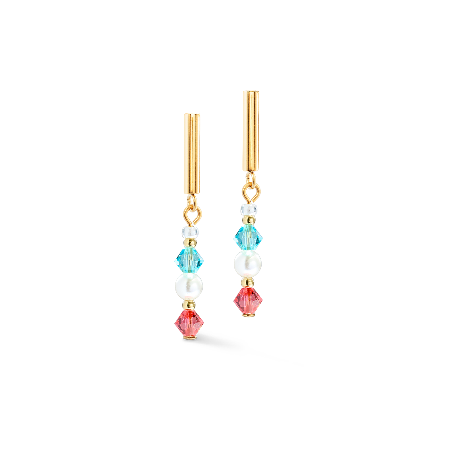 Orecchini Princess Pearls oro-rainbow