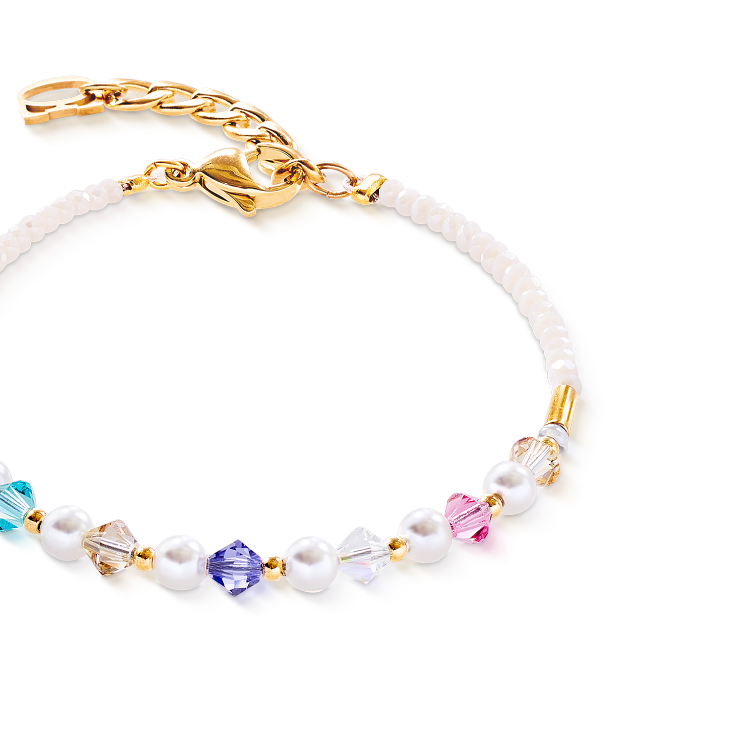 Bracciale Princess Pearls oro-rainbow