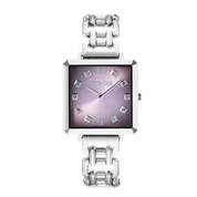 Orologio Iconic Cube Orchid Ice Statement argento