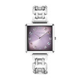 Orologio Iconic Cube Orchid Ice Statement argento